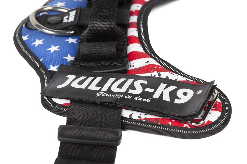 JULIUS K9  IDC Powerharness, Size: XS/Mini-Mini, USA Flag - Image 4